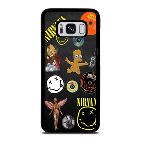 NIRVANA BAND COLLAGE Samsung Galaxy S8 Case NIRVANA BAND COLLAGE Samsung Galaxy S8 Case