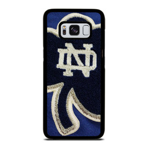 NOTRE DAME BLUE SHAMROCK LOGO Samsung Galaxy S8 Case NOTRE DAME BLUE SHAMROCK LOGO Samsung Galaxy S8 Case