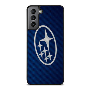 SUBARU LOGO BLUE CARBON Samsung Galaxy S21 Plus Case
