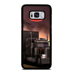 PETERBILT BLACK TRUCK Samsung Galaxy S8 Case