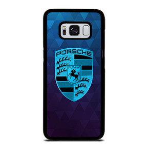 PORSCHE CAR BLUE LOGO Samsung Galaxy S8 Case