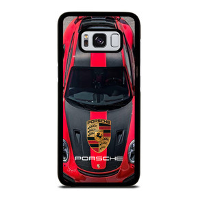 PORSCHE RED CAR LOGO Samsung Galaxy S8 Case