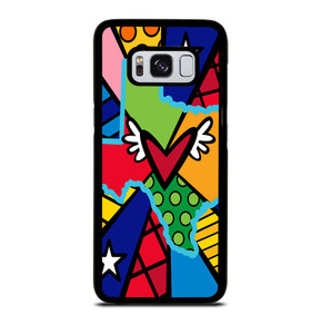 ROMERO BRITTO POP TEXAS MAP Samsung Galaxy S8 Case ROMERO BRITTO POP TEXAS MAP Samsung Galaxy S8 Case