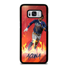 RONALD ACUNA JR ATLANTA BRAVES BASEBALL MLB Samsung Galaxy S8 Case RONALD ACUNA JR ATLANTA BRAVES BASEBALL MLB Samsung Galaxy S8 Case