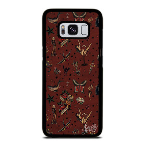 SAILOR JERRY TATTOO PATTERN Samsung Galaxy S8 Case SAILOR JERRY TATTOO PATTERN Samsung Galaxy S8 Case