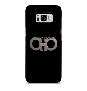 SALVATORE FERRAGAMO LOGO BLACK Samsung Galaxy S8 Case