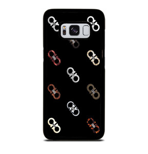SALVATORE FERRAGAMO LOGO PATTERN Samsung Galaxy S8 Case SALVATORE FERRAGAMO LOGO PATTERN Samsung Galaxy S8 Case