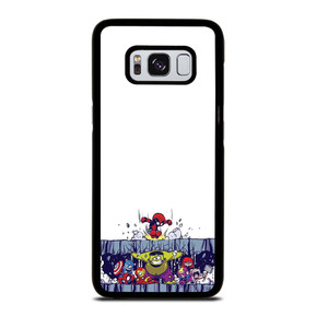 SPIDERMAN VS ALL MARVEL HEROES KAWAII Samsung Galaxy S8 Case SPIDERMAN VS ALL MARVEL HEROES KAWAII Samsung Galaxy S8 Case