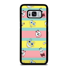 SPONGEBOB PATRICK CUTE STRIPE Samsung Galaxy S8 Case SPONGEBOB PATRICK CUTE STRIPE Samsung Galaxy S8 Case