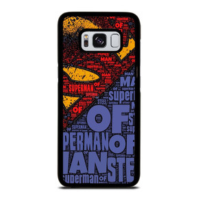 SUPERMAN LOGO ART WALL Samsung Galaxy S8 Case