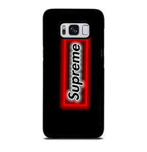 SUPREME LOGO NEON BOX Samsung Galaxy S8 Case SUPREME LOGO NEON BOX Samsung Galaxy S8 Case