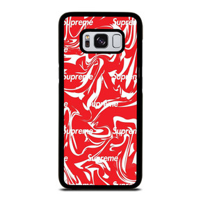 SUPREME MELTED RED ARTWORK Samsung Galaxy S8 Case