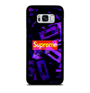 SUPREME PURPLE CASSETTE GLITCH Samsung Galaxy S8 Case SUPREME PURPLE CASSETTE GLITCH Samsung Galaxy S8 Case