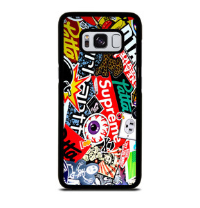 SUPREME STICKER AND OTHER BRAND Samsung Galaxy S8 Case SUPREME STICKER AND OTHER BRAND Samsung Galaxy S8 Case