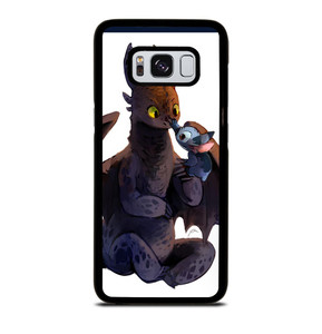 TOOTHLESS AND STITCH CARTOON 2 Samsung Galaxy S8 Case