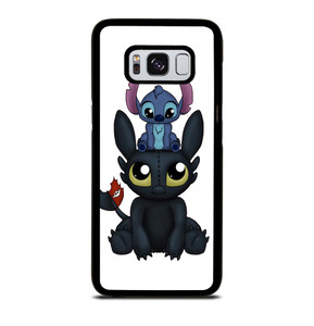 TOOTHLESS AND STITCH CARTOON Samsung Galaxy S8 Case