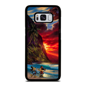 TROPICAL BEAUTIFUL MICKEY MINNIE Samsung Galaxy S8 Case TROPICAL BEAUTIFUL MICKEY MINNIE Samsung Galaxy S8 Case