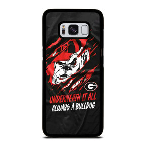 UGA GEORGIA BULLDOGS UNDERNEATH IT ALL Samsung Galaxy S8 Case UGA GEORGIA BULLDOGS UNDERNEATH IT ALL Samsung Galaxy S8 Case