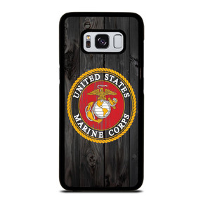USMC US MARINE CORPS WOOD Samsung Galaxy S8 Case USMC US MARINE CORPS WOOD Samsung Galaxy S8 Case