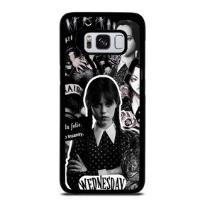 WEDNESDAY ADDAMS MOVIES COLLAGE Samsung Galaxy S8 Case WEDNESDAY ADDAMS MOVIES COLLAGE Samsung Galaxy S8 Case