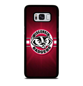 WISCONSIN BADGER METAL LOGO Samsung Galaxy S8 Case WISCONSIN BADGER METAL LOGO Samsung Galaxy S8 Case