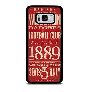 WISCONSIN BADGER OLD TICKET Samsung Galaxy S8 Case