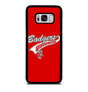WISCONSIN BADGERS FOOTBALL SYMBOL Samsung Galaxy S8 Case WISCONSIN BADGERS FOOTBALL SYMBOL Samsung Galaxy S8 Case