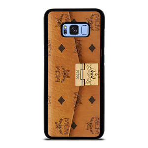 MCM WORLD WIDE BROWN LEATHER Samsung Galaxy S8 Plus Case