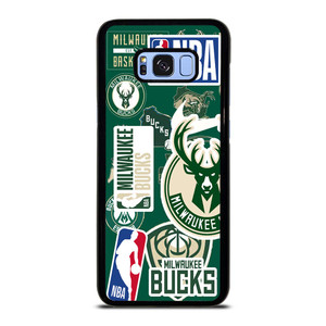 MILWAUKEE BUCKS NBA STICKER BOMB Samsung Galaxy S8 Plus Case