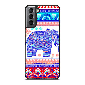 TRIBAL ORNAMENTSTOCK VECTOR ELEPANT Samsung Galaxy S21 Plus Case