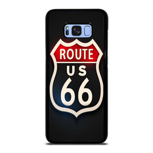 ROUTE 66 STREET US LOGO CARBON Samsung Galaxy S8 Plus Case ROUTE 66 STREET US LOGO CARBON Samsung Galaxy S8 Plus Case
