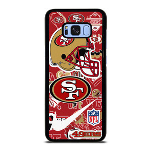 SAN FRANCISCO 49ERS NFL STICKER BOMB Samsung Galaxy S8 Plus Case