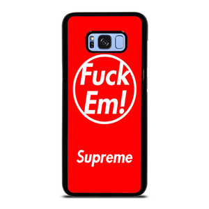 SUPREME FUCK EM RED Samsung Galaxy S8 Plus Case SUPREME FUCK EM RED Samsung Galaxy S8 Plus Case