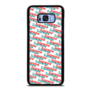SUPREME RED BLUE PATTERN Samsung Galaxy S8 Plus Case