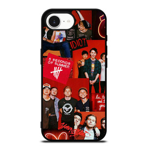 5 SECONDS OF SUMMER RED COLLAGE iPhone 16e Case