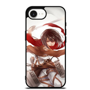 ATTACK ON TITAN MIKASA ACKERMAN RED iPhone 16e Case