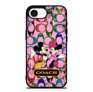 COACH PINK MICKEY MINNIE iPhone 16e Case COACH PINK MICKEY MINNIE iPhone 16e Case