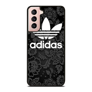 ADIDAS LOGO BLACK FLORAL Samsung Galaxy S21 Case ADIDAS LOGO BLACK FLORAL Samsung Galaxy S21 Case
