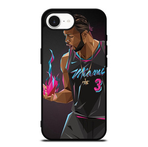 DWYANE WADE MIAMI HEAT ART iPhone 16e Case