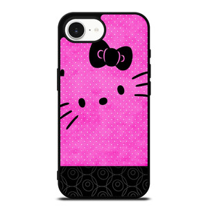 HELLO KITTY PINK BLACK iPhone 16e Case