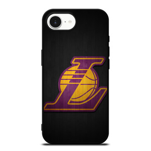 LA LAKERS WOODEN LOGO iPhone 16e Case