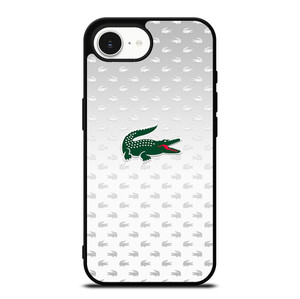 LACOSTE SILVER PATTERN iPhone 16e Case