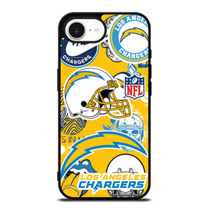 LOS ANGELES CHARGERS NFL STICKER BOMB iPhone 16e Case