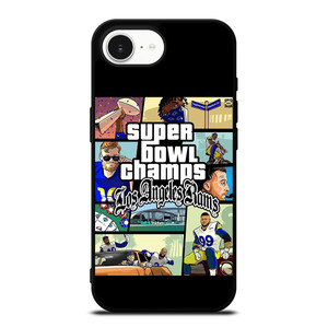 LOS ANGELES RAMS CHAMPIONS CARTOON iPhone 16e Case