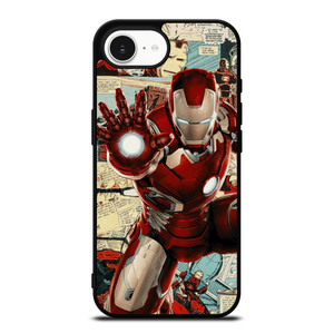 MARVEL IRONMAN COLLAGE COMIC iPhone 16e Case