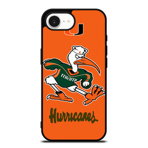MIAMI HURRICANES LOGO iPhone 16e Case MIAMI HURRICANES LOGO iPhone 16e Case