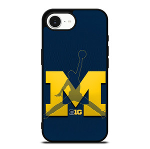 MICHIGAN WOLVERINES AIR JORDAN iPhone 16e Case MICHIGAN WOLVERINES AIR JORDAN iPhone 16e Case