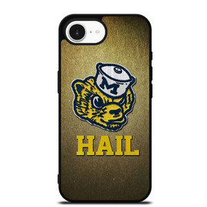 MICHIGAN WOLVERINES HAIL iPhone 16e Case MICHIGAN WOLVERINES HAIL iPhone 16e Case