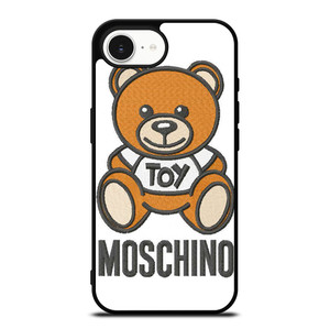 MOSCHINO TOY EMBROIDERED iPhone 16e Case MOSCHINO TOY EMBROIDERED iPhone 16e Case