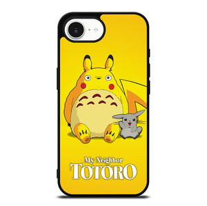 MY NEIGHBOR TOTORO X PIKACHU POKEMON iPhone 16e Case MY NEIGHBOR TOTORO X PIKACHU POKEMON iPhone 16e Case